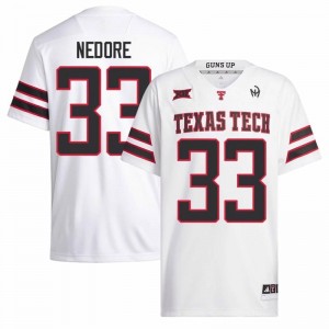 Ansel Nedore #33 Red Raiders Jersey | Exclusive White College Football Men Stitched 15560774