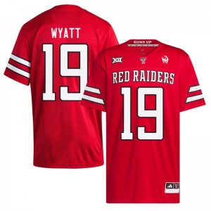 Cam Wyatt #19 Texas Tech Jersey | Gameday Red College Football Men Embroidery 31739136