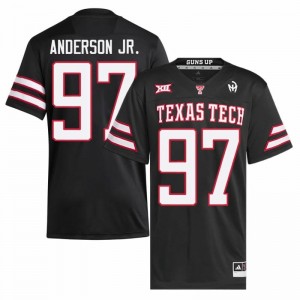 Tech Charles Anderson Jr. #97 Black Jersey | Pro Cut Stitch NCAA Football Men Apparel 52135236
