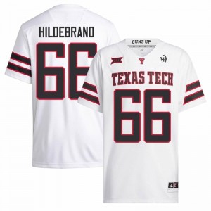 Tech Jackson Hildebrand #66 White Jersey | Premium Stitched NCAA Football Men Apparel 56631147