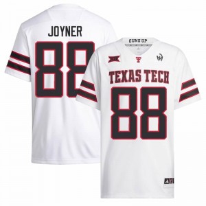 Quintaelyn Joyner #88 Texas Tech Jersey | Exclusive White College Football Men Stitched 77943596