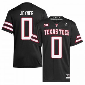 #0 Quinten Joyner Red Raiders Black Jersey | Authentic Stitch Men Player Football Gear 43856059