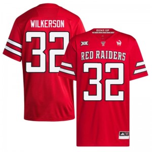 Sawyer Wilkerson #32 TTU Red Raiders Jersey | Gameday Red College Football Men Embroidery 78291493