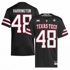 Texas Tech Stone Harrington #48 Black Jersey | Pro Cut Stitch NCAA Football Men Apparel 51018652
