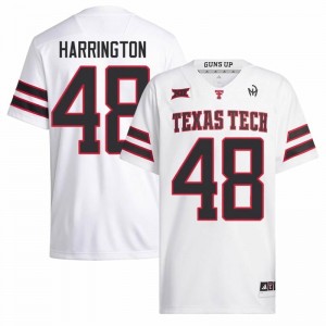 Stone Harrington #48 Texas Tech Red Raiders Jersey | Exclusive White College Football Men Stitched 51454616