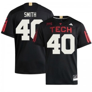 Top-Tier Wesley Smith #40 Tech Black 100 Year Anniversary Jersey | Men University Football Embroidery Fan Gear 95099845