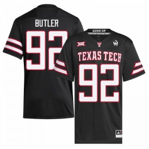 Black Bryce Butler #92 TTU Jersey | Men High School Football Licensed Stitch 79391483