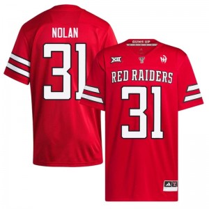Red Cord Nolan #31 Texas Tech Red Raiders Jersey | Men High School Football Moisture Wicking Embroidery 28143317