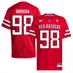 Texas Tech Mateen Ibirogba #98 Red Jersey | Genuine Embroidery NCAA Football Men Apparel 32492493