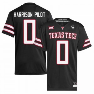 Officially Licensed Mikal Harrison-Pilot #0 Texas Tech Red Raiders Black Jersey | Men University Football Stitch Fan Gear 49195512