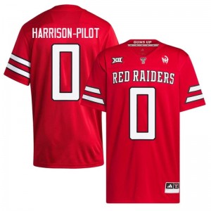 #0 Mikal Harrison-Pilot TTU Red Raiders Red Jersey | Alumni Embroidery Men Player Football Gear 93442762