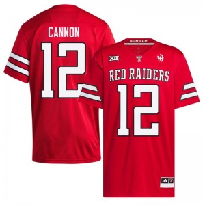 Stephen Cannon #12 Texas Tech Jersey | Gameday Red College Football Men Embroidery 80056296