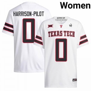 #0 Mikal Harrison-Pilot Tech White Jersey | Elite Swen Women Player Football Gear 80436921
