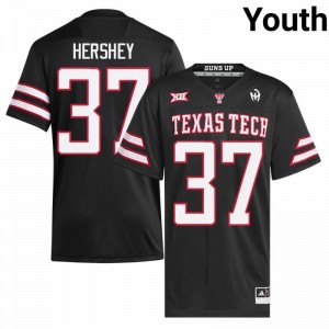 Black Ian Hershey #37 TTU Jersey | Youth High School Football Licensed Stitched 72899927
